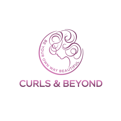 Logo for curly hair brand-ontwerp door designer Ha