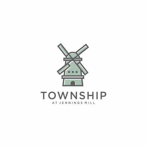 Logo design for new construction rental community of high-end townhomes Design by Nirvana666