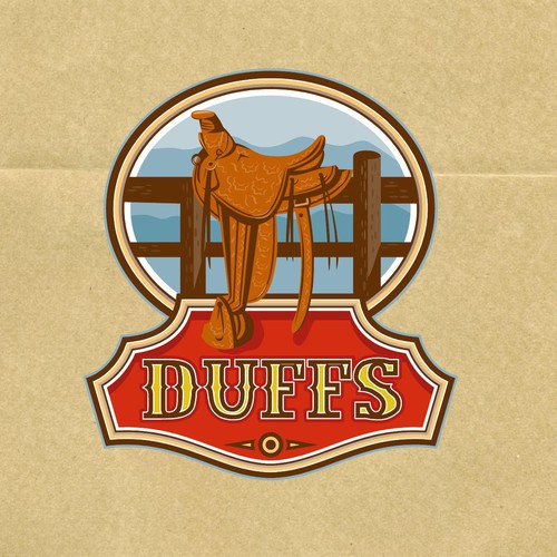 Find your inner cowboy and create an authentic western logo for Duffs Leathercare products. Design von patrimonio