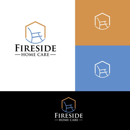 Fireside Home Care Logo Réalisé par Web Hub Solution