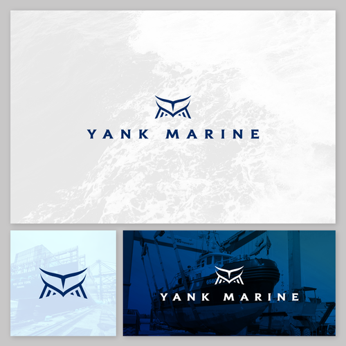 Design a powerful brand identity for an industrial shipyard. Design by Tarek Salom