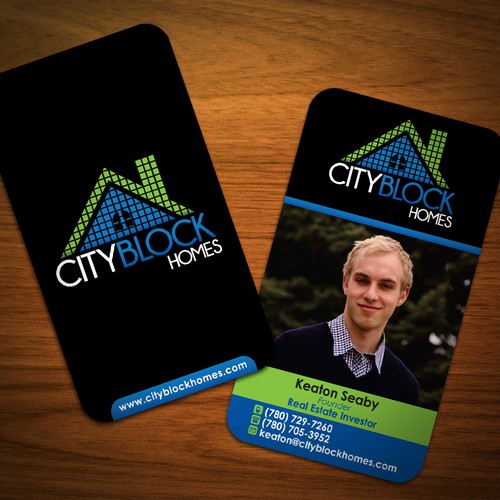 Business Card for City Block Homes!  Design by Direk Nordz