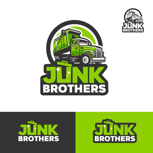 Fun logo for our local, family owned junk removal business Design by Trafalgar Law