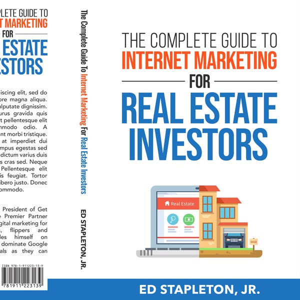 Design by Warren. titled "The Complete Guide to Internet Marketing for Real Estate Investors"