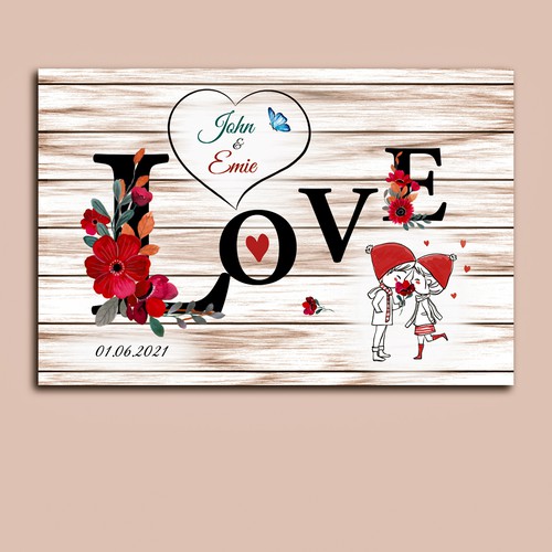 Canvas for love couples Design by Vetani