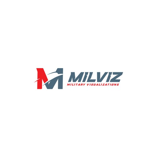 MILVIZ Logo - Producer of Military Flight Simulation Design by D E S P O T I C