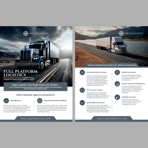 Argus LTL Program Flyer Design by Dzhafir