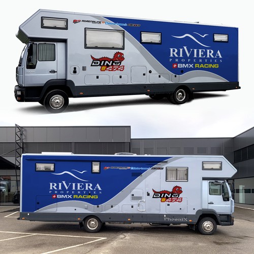 Design a Racing Motorhome Camping-Car covering Design by digital.ian