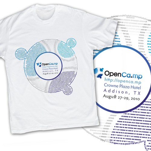 1,000 OpenCamp Blog-stars Will Wear YOUR T-Shirt Design! Diseño de MattLindley