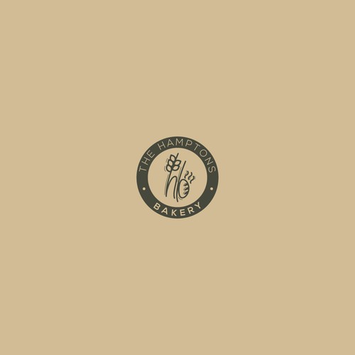 The Hamptons Bakery Logo Design by foodlogo.id