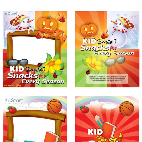Kids Snack Food Packaging デザイン by freaky