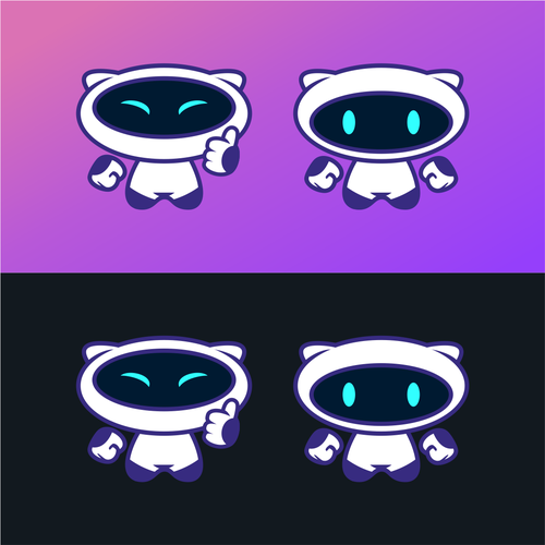 ProBot (the discord bot) needs a mascot for rebranding. Design réalisé par palugongso