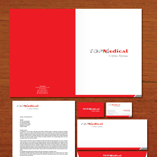 New stationery wanted for TOP Medical Design por BramDwi