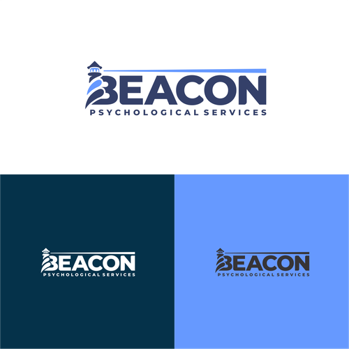 Logo for psychologist private practice providing therapy. Serious but hopeful. Design by kunz