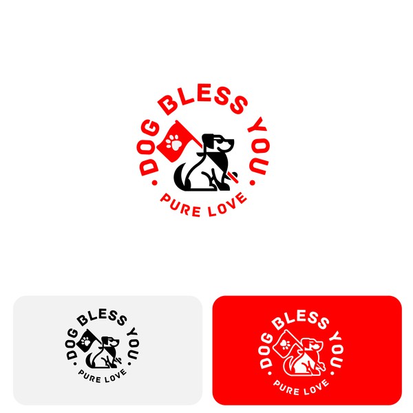 Logo design for "Dog Bless You"