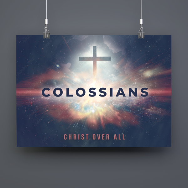 Postcard ad for church in the Middle East