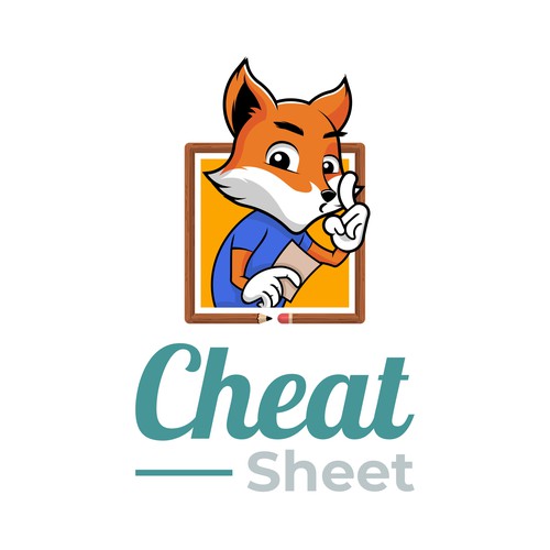 Unique descriptive combo mascot Logo that embodies the action of cheating on a test & shortcuts Design von DevDevit   ★ ★ ★ ★ ★