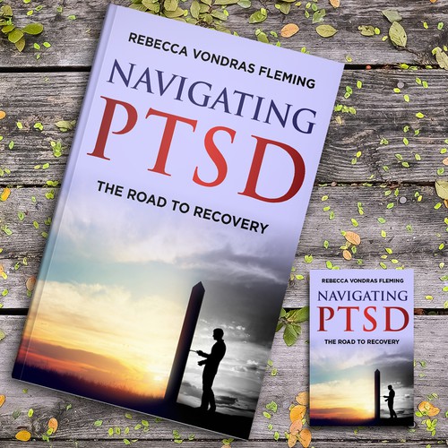 Design a book cover to grab attention for Navigating PTSD: The Road to Recovery デザイン by Jasmine'