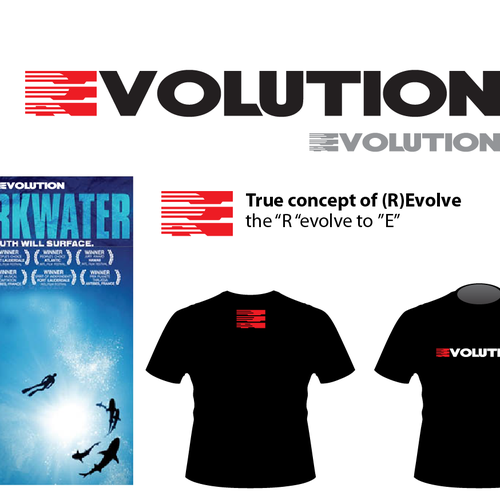 Logo Design for 'Revolution' the MOVIE! Diseño de creativica design℠