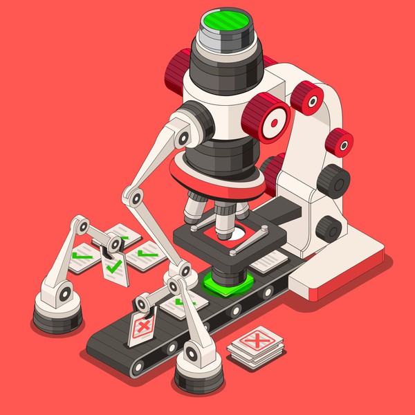 Isometric Scientific Illustration for web