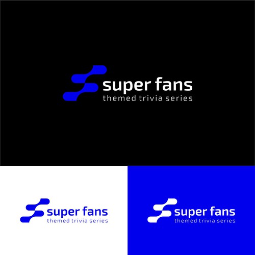 SUPER FANS Theme Trivia Series Logo Design by MEGANTARA