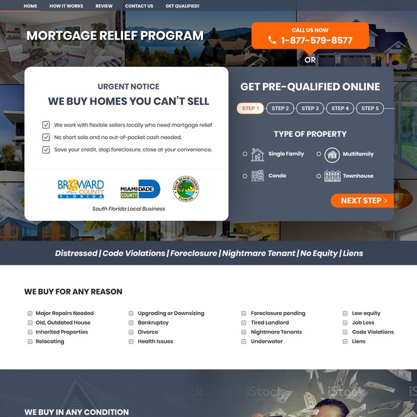 Mortgage & Real Estate Landing Page