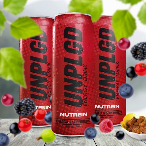 NEW ENERGY DRINK Design by Aleina Co.