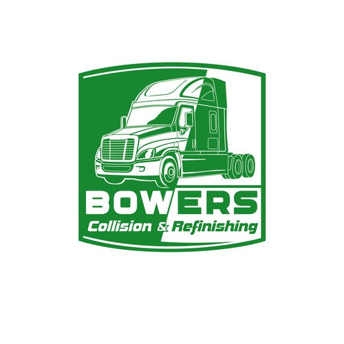 Bowers Collision and Refinishing Design by sowza