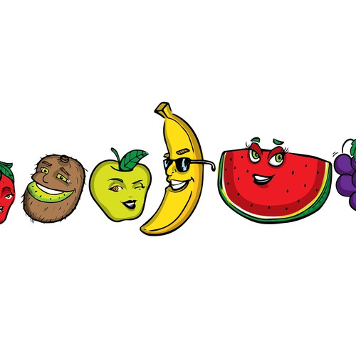 DESIGN EMOJI FRUIT CHARACTERS! WE GIVE FAST FEEDBACK | concurso ...