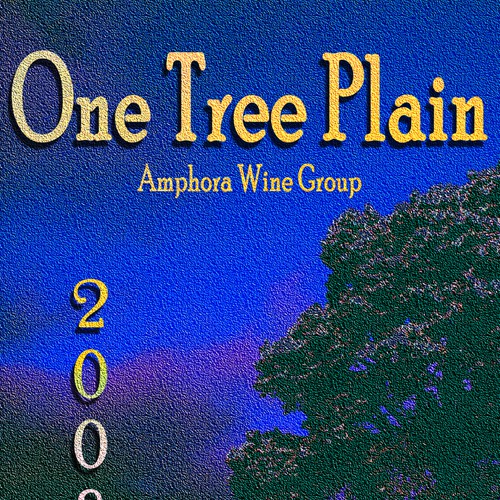 One Tree Plain wine label Design by HAH Designs