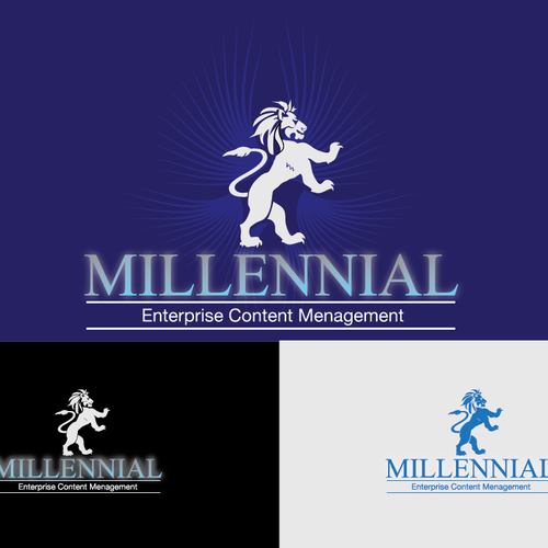 Logo for Millennial Design by eportal design