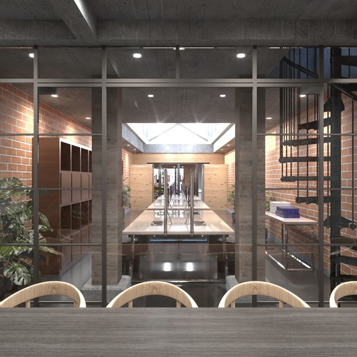 Office design for software development company Design by BenTō.