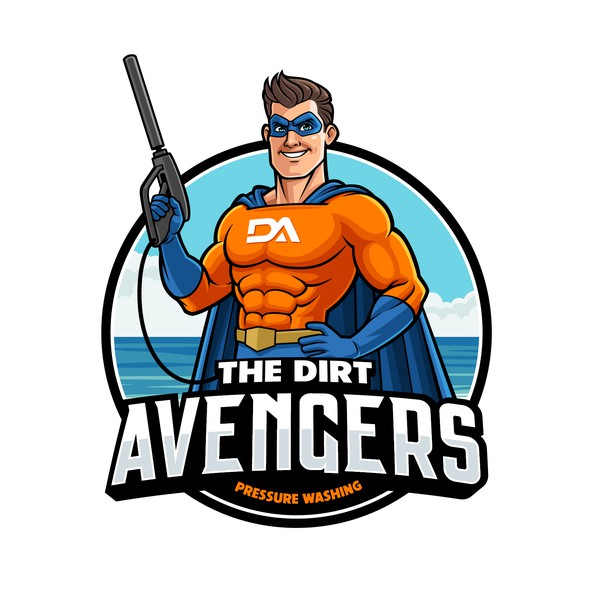 Mascot Design for Pressure Washing Business