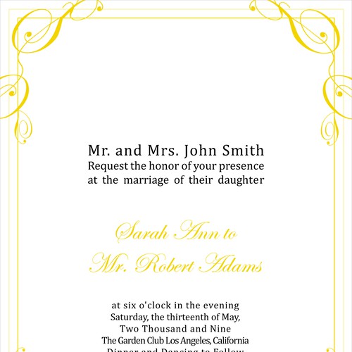 Letterpress Wedding Invitations Design von raq