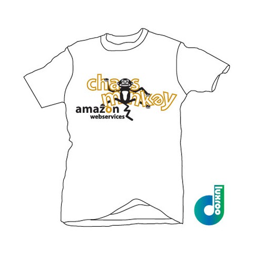 Design the Chaos Monkey T-Shirt Diseño de luxroo