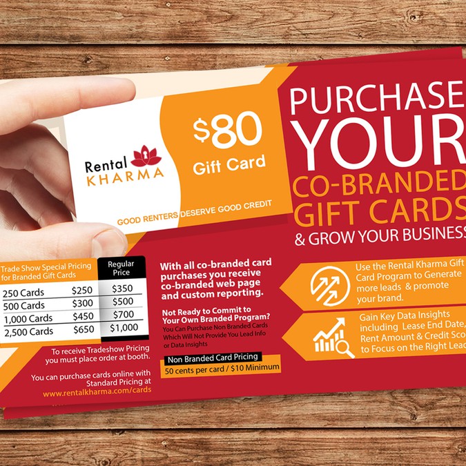 Rental Kharma Hispanic Real Estate Postcard, flyer or print contest