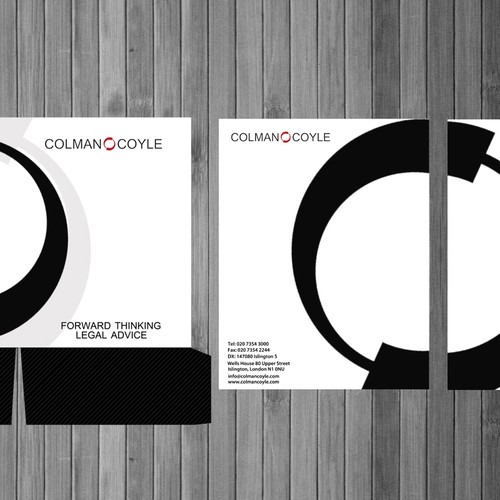 A4 folder cover design for solicitors Design por OKVisuals