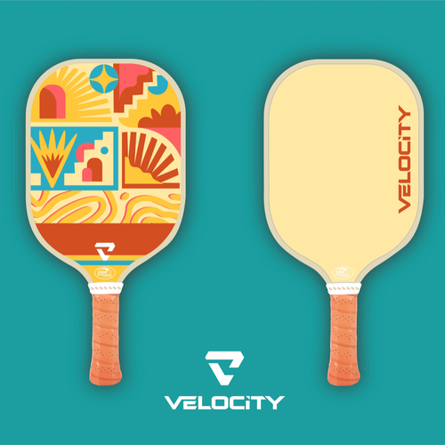 Create a paddle design for our new pickleball paddle launch-ontwerp door remdoes