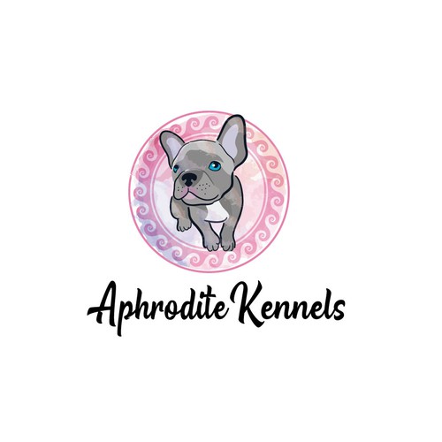 Diseño de Design logo for French Bulldog breeder In Music City Aphrodite Kennels de paw vector