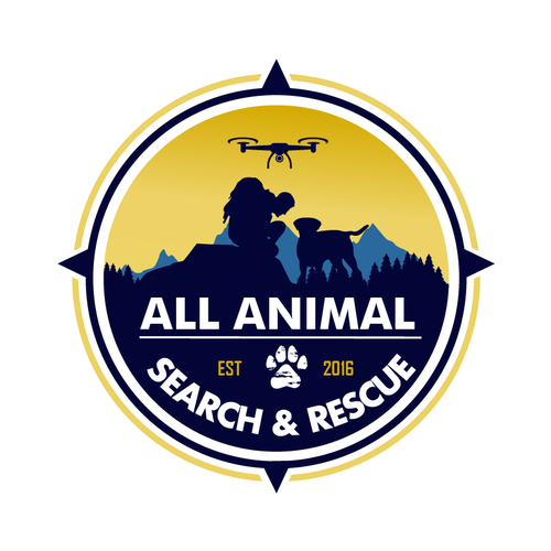 Brand refresh for an animal search and rescue group Design by Patricia229