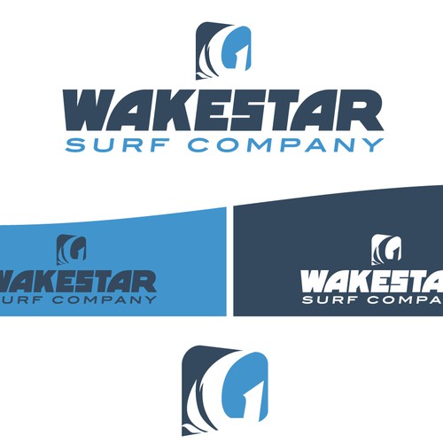 Create a graphic and font for Wakestar Surf Company's new logo! Design by NANOSstylz