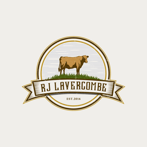 Design Cattle Farming Logo di ARIAL studios