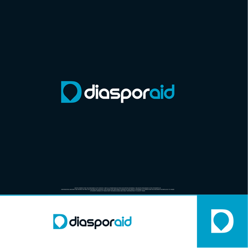 Design a powerful logo for diasporaid, an impact-oriented network/platform for expats Design by InTuos Pro