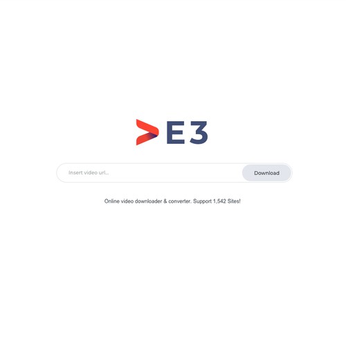 VE3 - Simple Video Downloader Website | Google Style Ontwerp door jezz