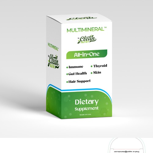 Design A Stunning Supplement Box for Best Selling Supplement Brand Design by MT kech