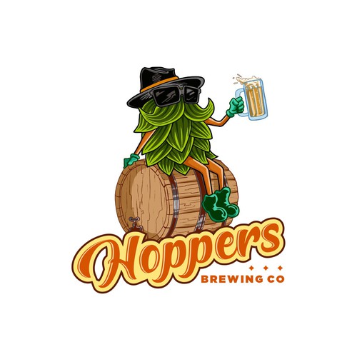 コンペ「Design a logo for an Australian hip craft beer brewery close to the beach」のデザイン by Hadeboga Studioさん 