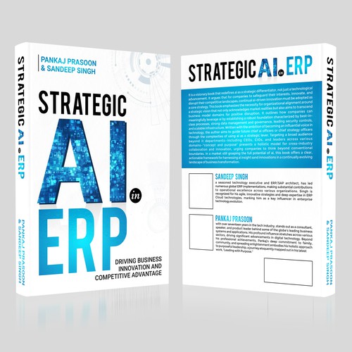 AI and ERP Book Design Design by Shreya007⭐