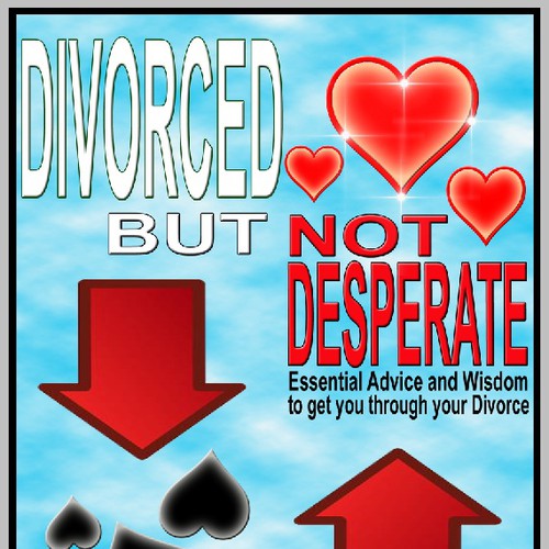 book or magazine cover for Divorced But Not Desperate Réalisé par Arrowdesigns