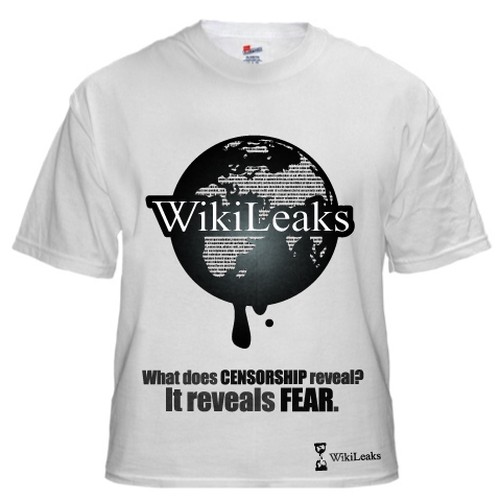 New t-shirt design(s) wanted for WikiLeaks デザイン by Adrian Hulparu