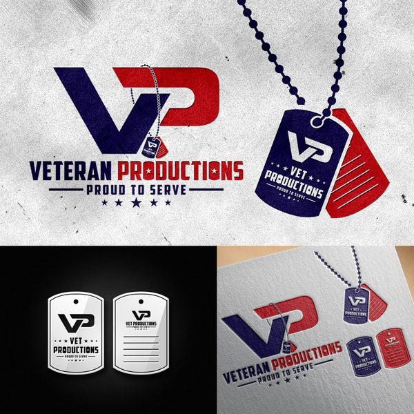 Design by GabDesigns titled ""VP logo" VETERAN PRODUCTIONS"